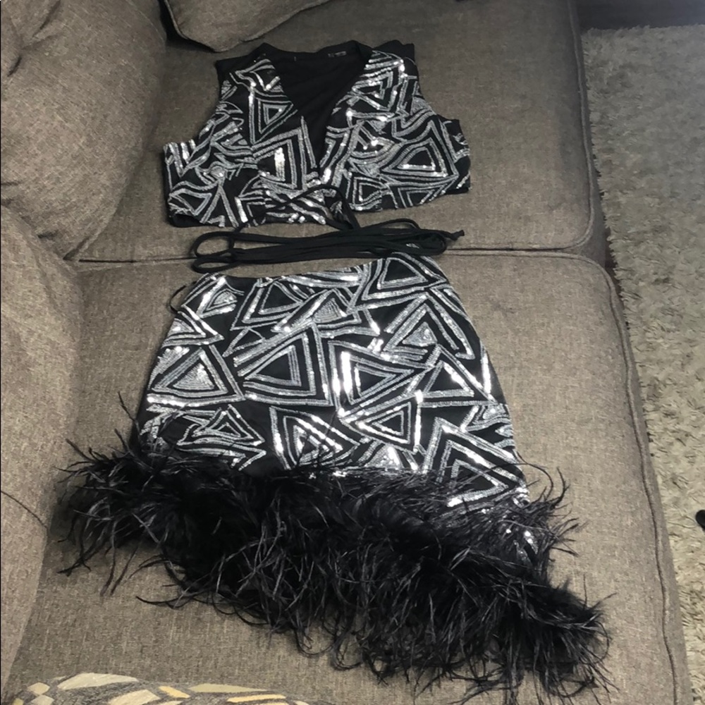 A flashy two piece
